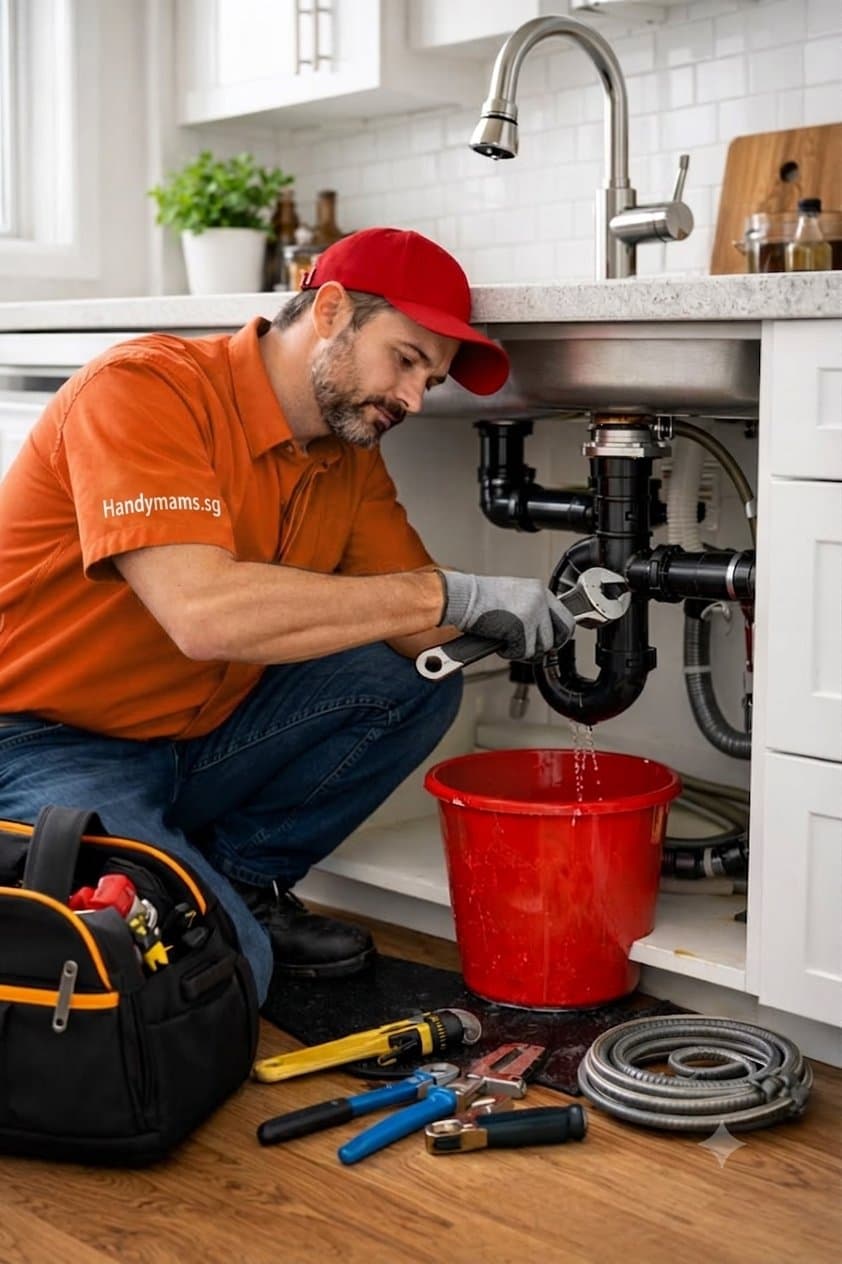 Plumbing work in progress